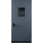 Дверь противопожарная однопольная со стеклом EI-30 ДПМ-153