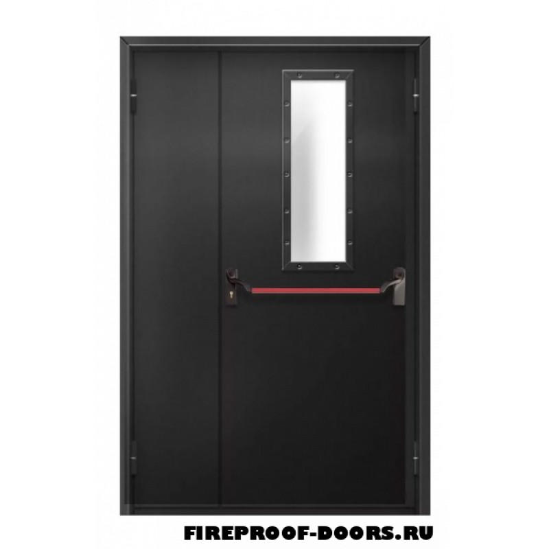 Полуторная противопожарная дверь ДПМ-426