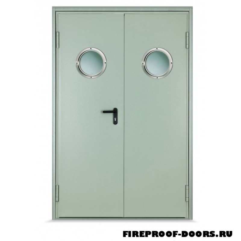 Противопожарная стеклянная дверь ДПМ-517